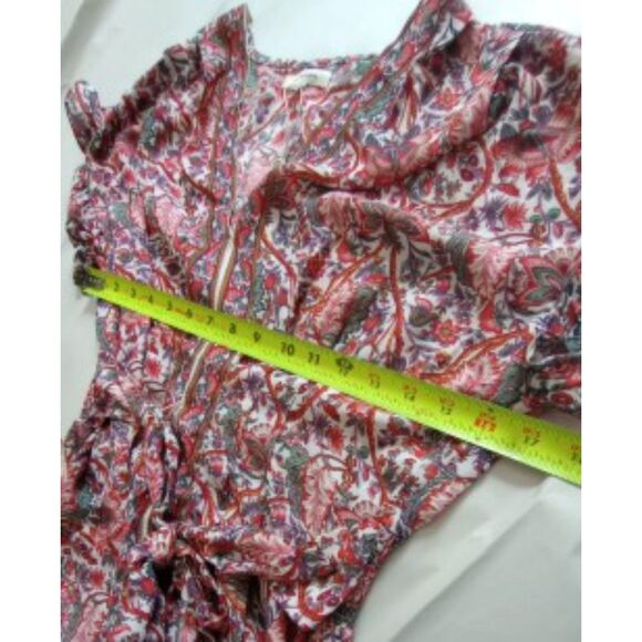 Max Studio Womens Size Medium Floral Boho Blouse - NWT - Picture 3 of 8